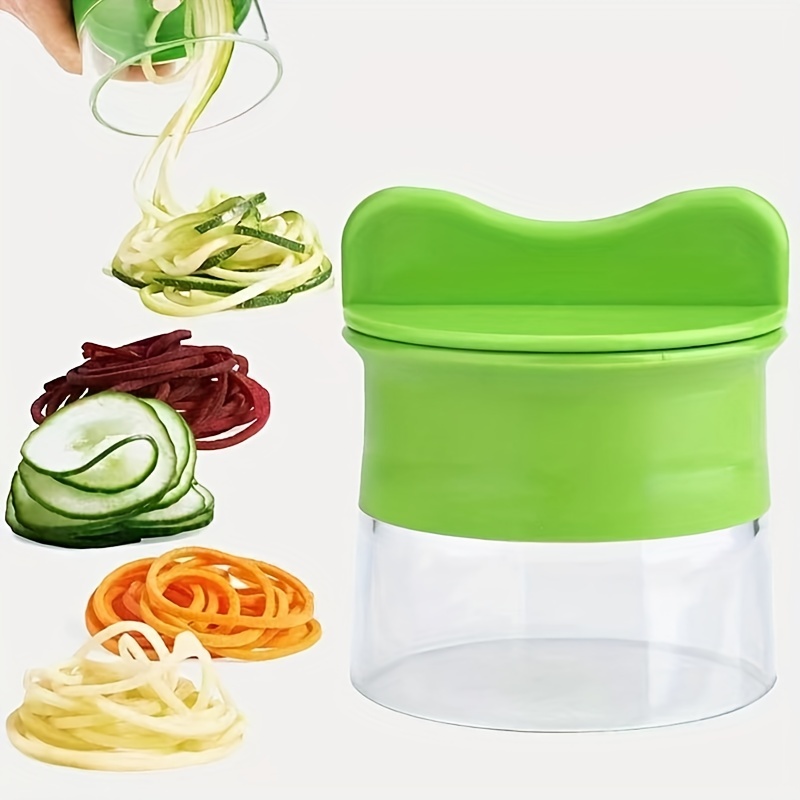 1pc Green Plastic Stainless Steel Manual Noodle Press, Suitable