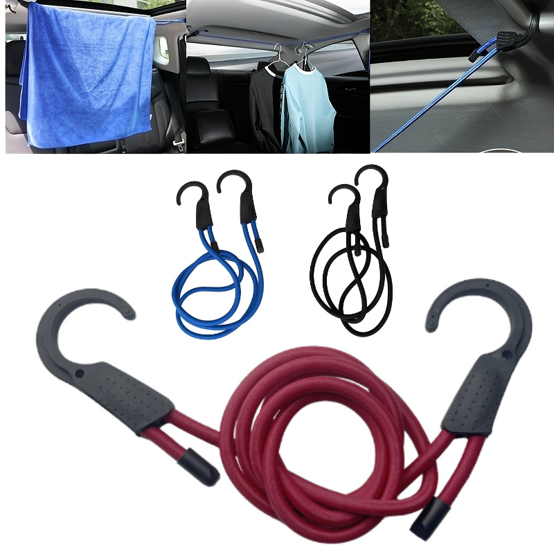Universal Car Bungee Cords Hooks Elastic Strap Adjustable - Temu
