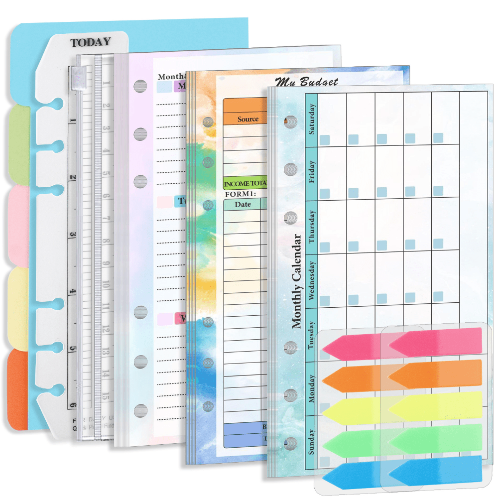Life 6 Ring A5 Planner Refill