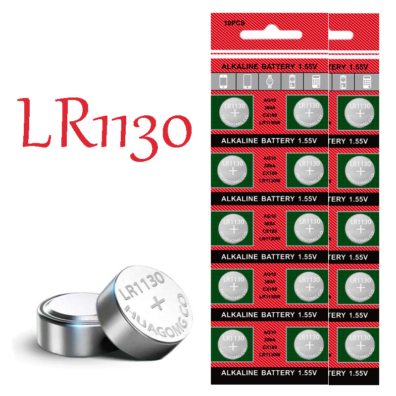 10/30pcs LR1130 Button Batteries AG10 SG10 389 189 1.5V Long-Lasting  Alkaline Button Cell Batteries For Flashlight Clock Cell Calculators Watch  Batter
