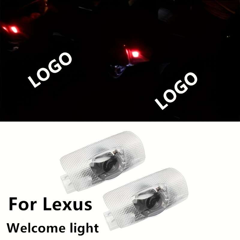 4ks LED osvětlení dveří auta Courtesy Logo Projektor Uvítací - Temu Czech  Republic