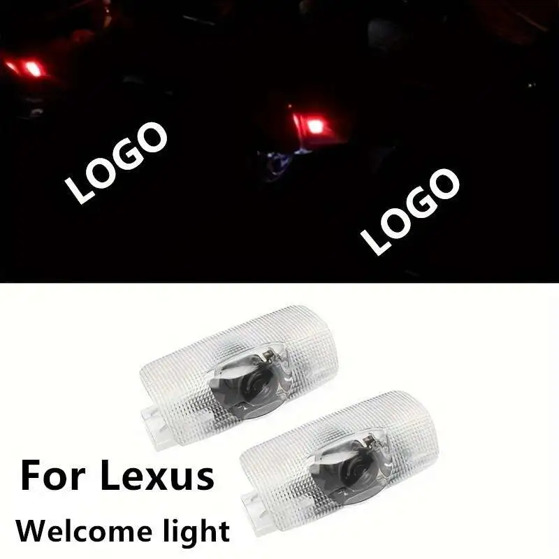 2pcs Für Willkommen Licht Türschild LED Licht GX LX RX LS Auto Tür  Willkommen Licht Schatten Projektor Türsteuerung Laserlicht - Temu Austria