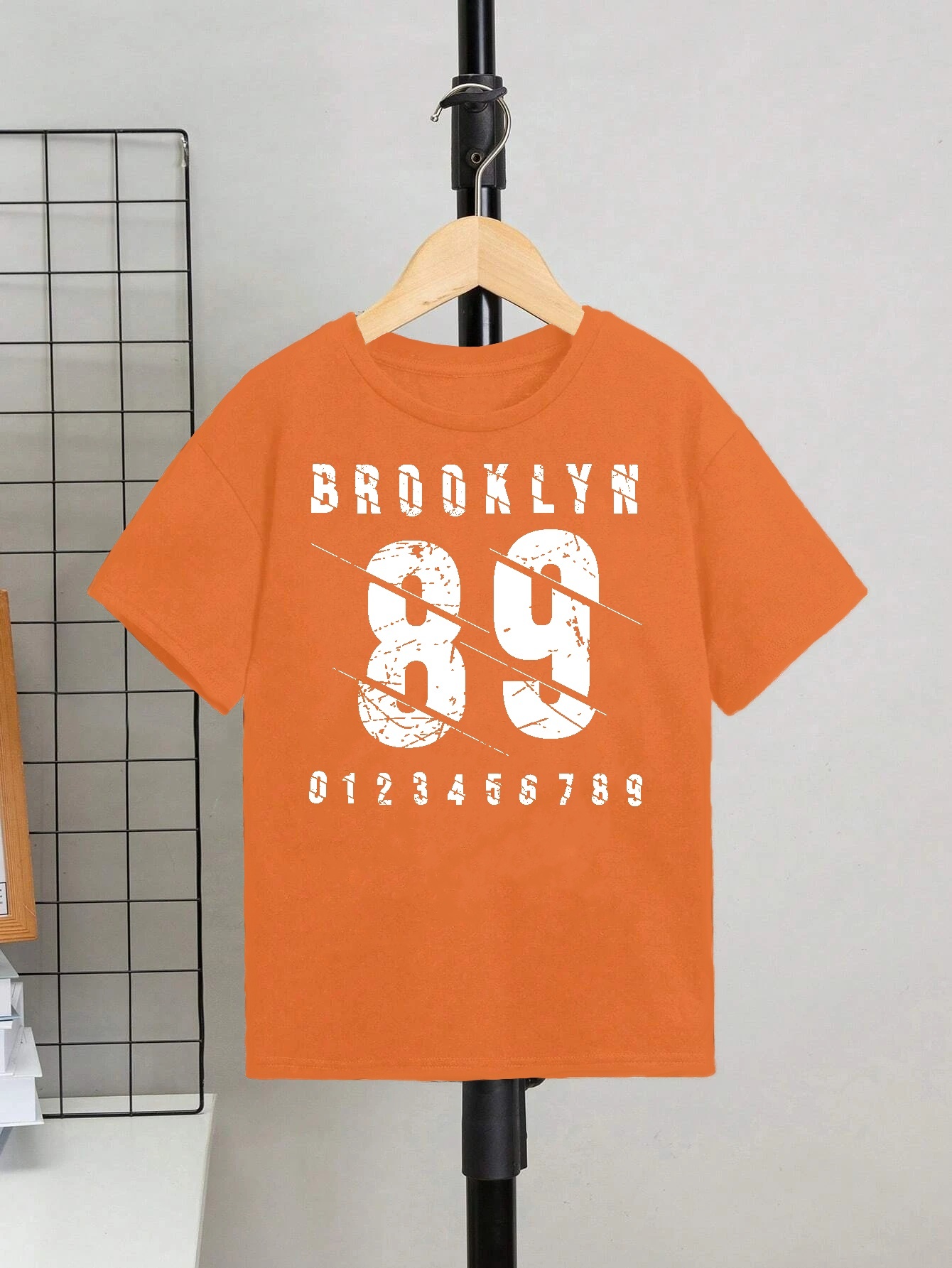 Camiseta Creativa Niñas Estampado Letras Brooklyn Camisetas - Temu Chile