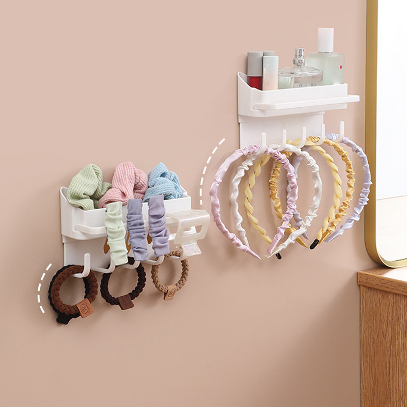 Creative Bathroom Wall Mounted Holder, Multi-purpose Bath Towel Jewelry  Necklace Bracelet Organizer, Key Cloth Bag Hook, Bathroom Accessories - Temu