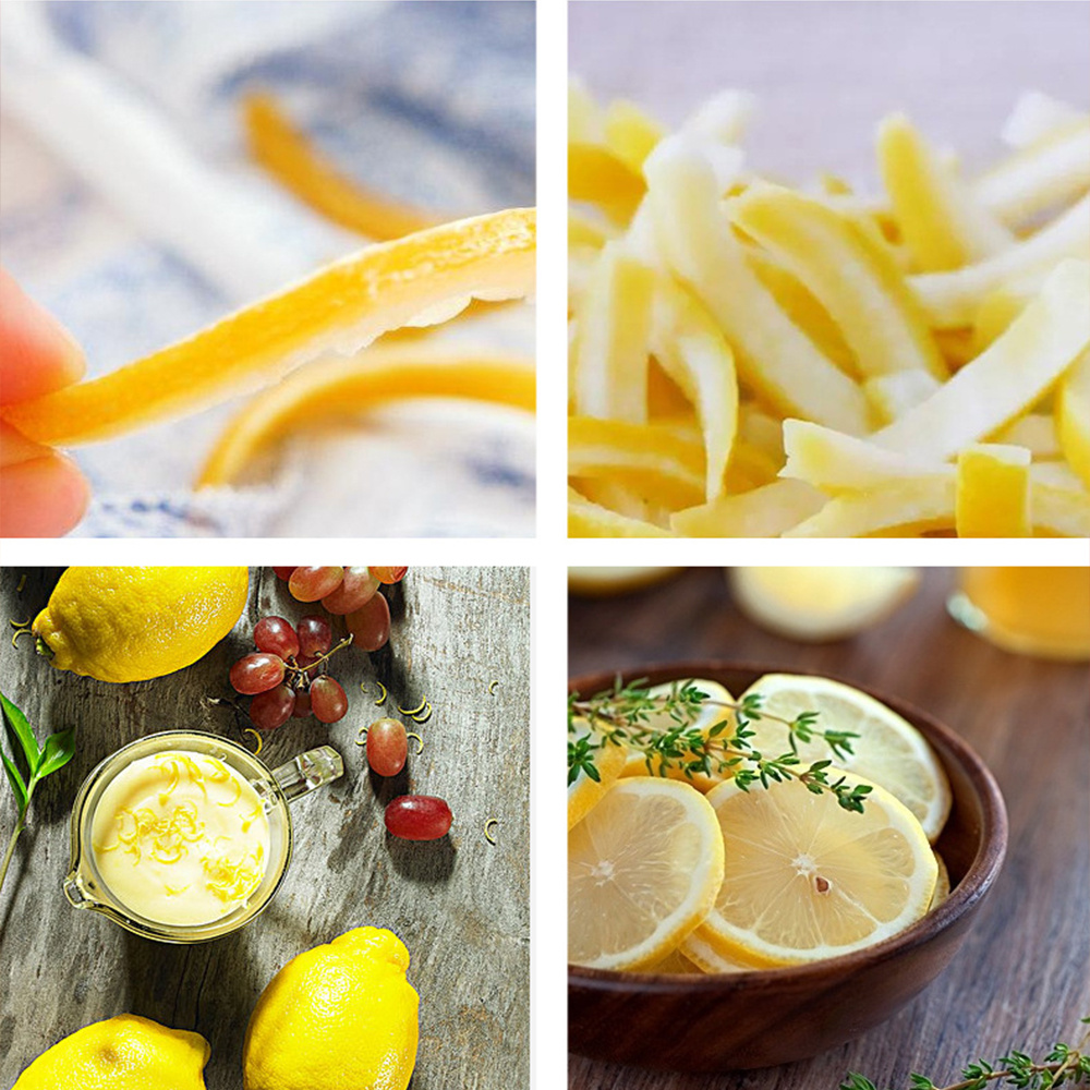Citrus Slice: Stainless Steel Lemon Peeler – Multifunctional Fruit Slicer  for Zesting and Peeling in 2023