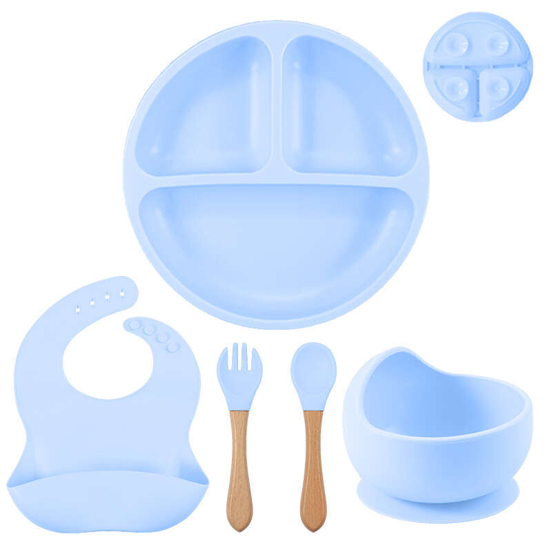 Set de talheres para bebé cinzento, Alimentação