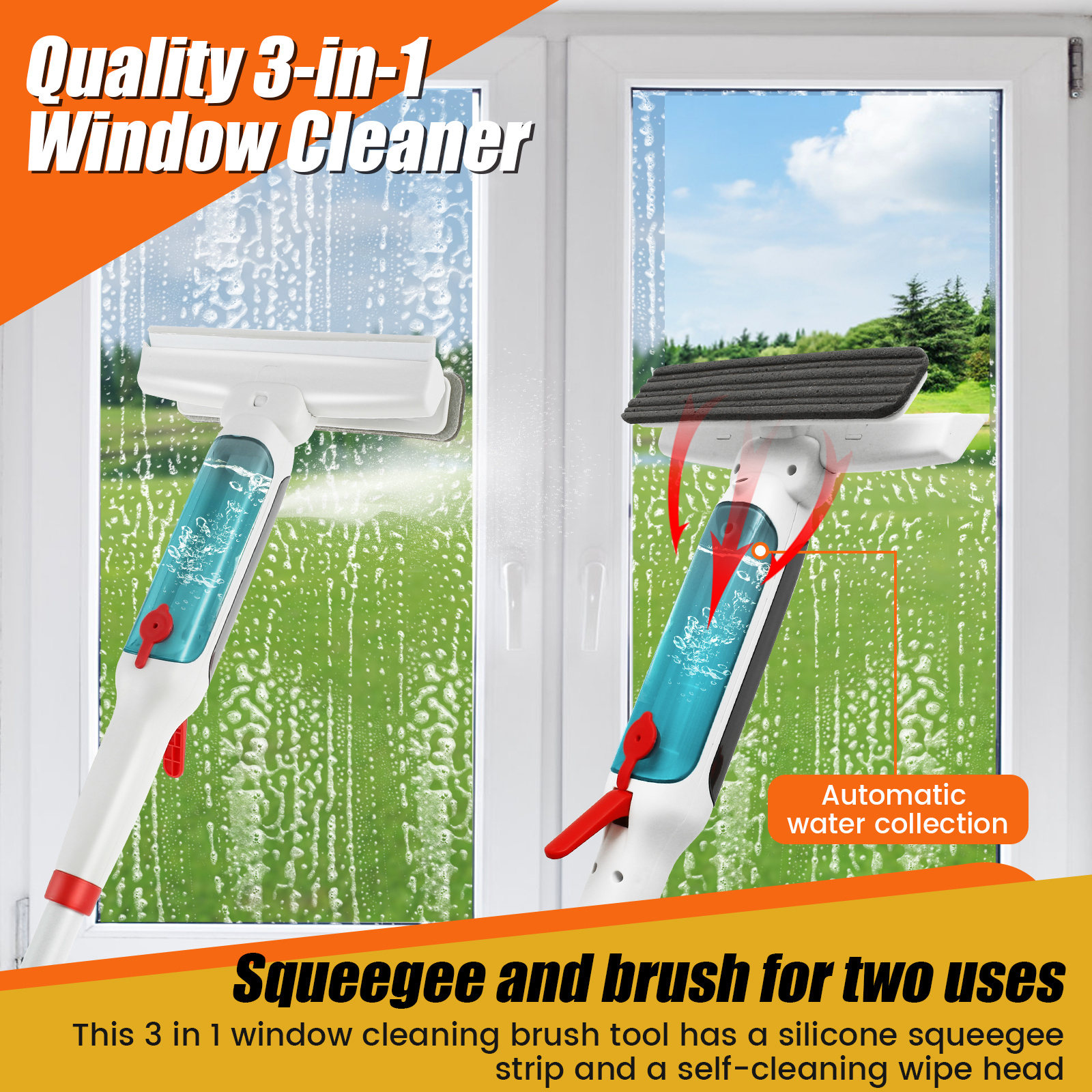 Window Cleaning Cloths Use Water