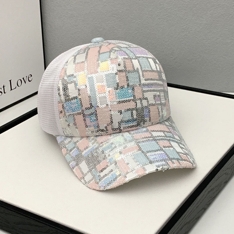 Men's Sequin Mesh Baseball Cap