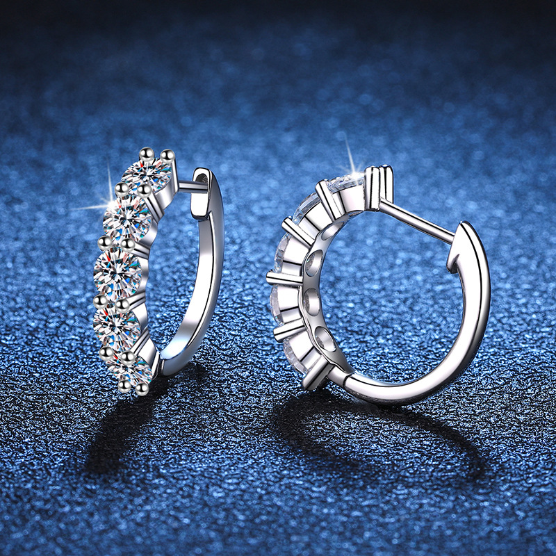 Moissanite hoops deals