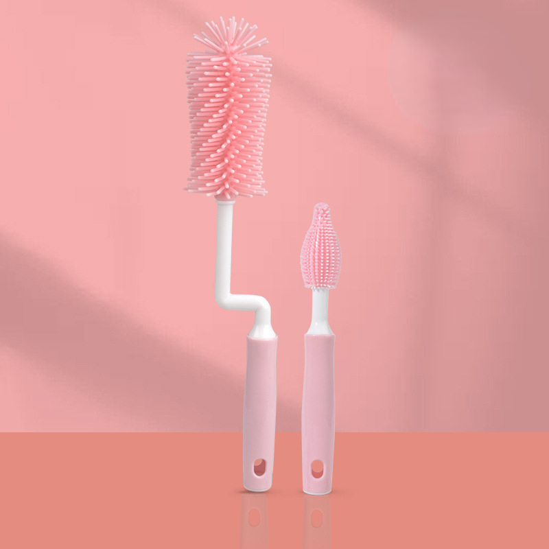 Ensemble de nettoyage en Silicone, petite brosse à 360 degrés, brosse de  nettoyage de bouteilles, épurateur de paille, sucette pour bébé – les  meilleurs produits dans la boutique en ligne Joom Geek