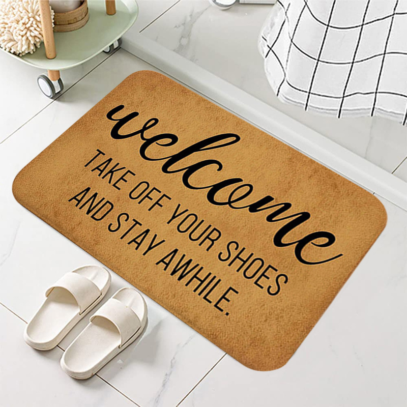 Thickened Retro English Letter Floor Mat, Door Mat Home Welcome Mat Porch  Door Carpet, Non-slip Carpet Outdoor Porch Outdoor Floor Mat - Temu United  Arab Emirates