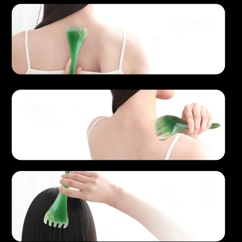 1 шт., массажер для головы с пятью когтями, меридианный массаж, расческа Гуа Ша, смола, пчелиный воск, нефрит для лица, инструмент для соскабливания камней Гуа Ша, 5 когтей, расческа для выскабливания тела, нефрит подробные сведения 0