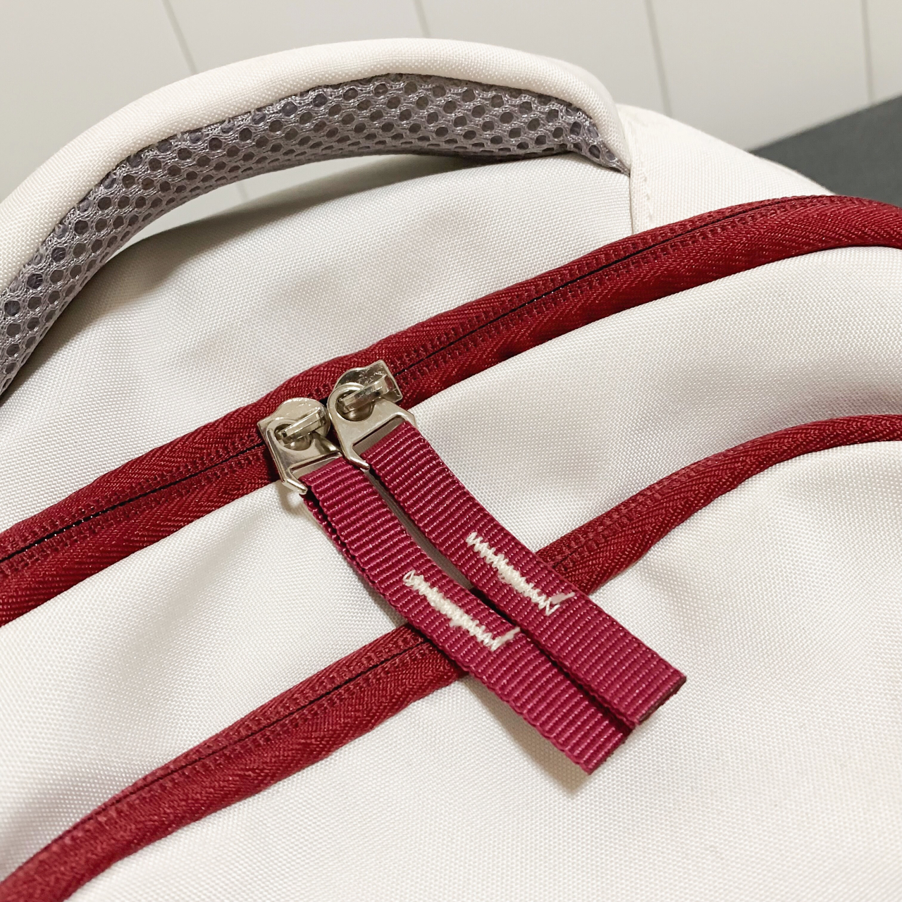 Colorblock Casual Zipper Backpack Large Capacity Rucksack