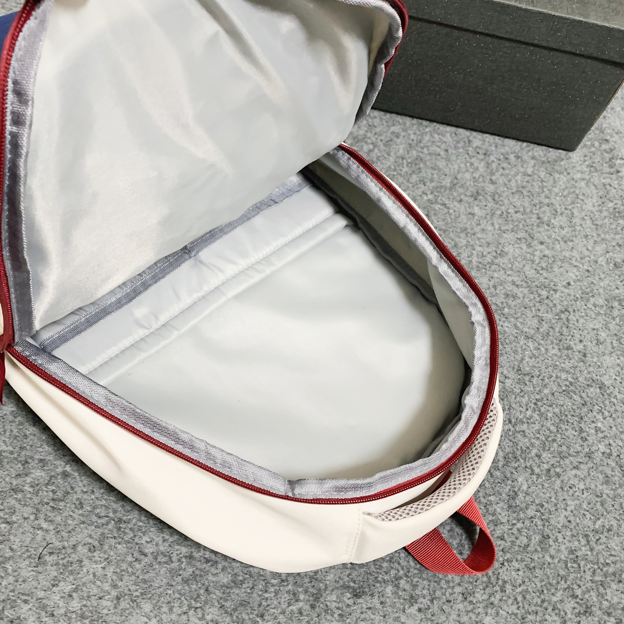 Colorblock Casual Zipper Backpack Large Capacity Rucksack
