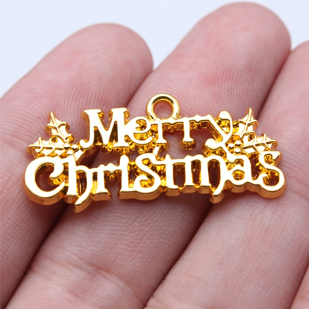1Box 10pcs Golden Snowflake Charms, Cubic Zirconia Christmas Charm Pendants, for Crafting Bracelet Necklace Jewelry, Jewels Making,Temu