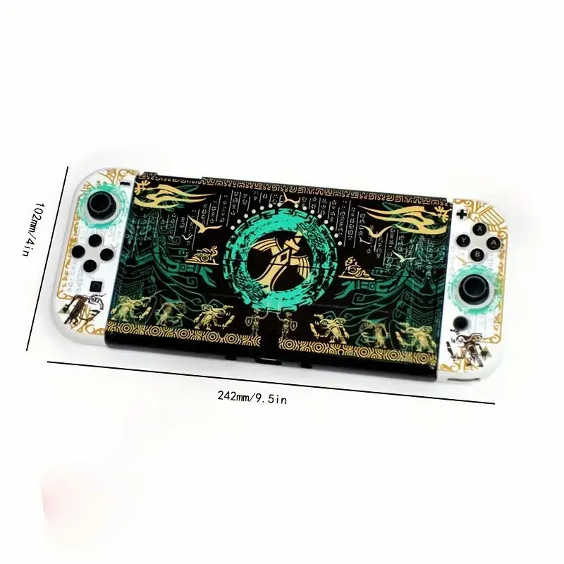 protective case for nintendo switch support plug in dock charging oled case painted case cover gifts birthday gifts details 1