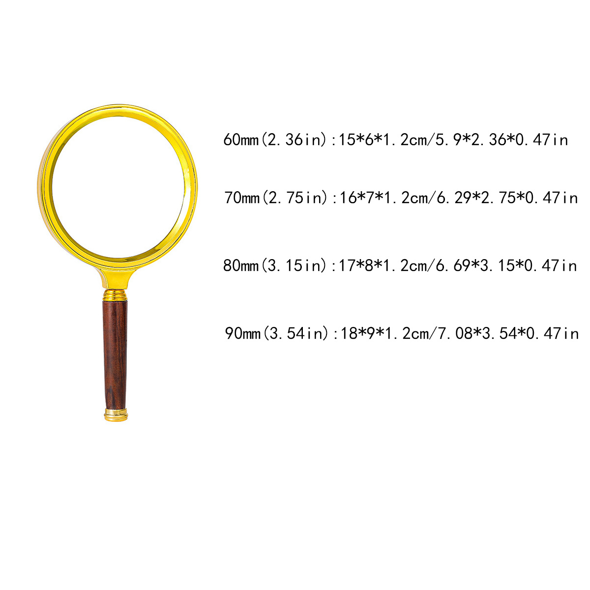 Magnifying Glass High Definition 10 Times Elderly Reading Handheld, Jewelry  And Jade Identification Portable Magnifier Durable For Reading Jewelers -  Temu United Arab Emirates