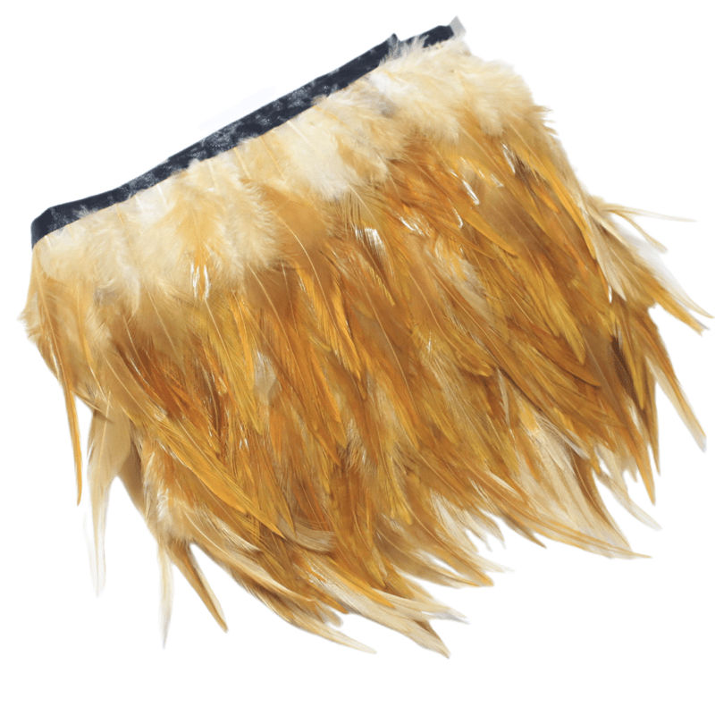 Black Natural Ostrich Feathers Trim 10-15cm 10 Yards