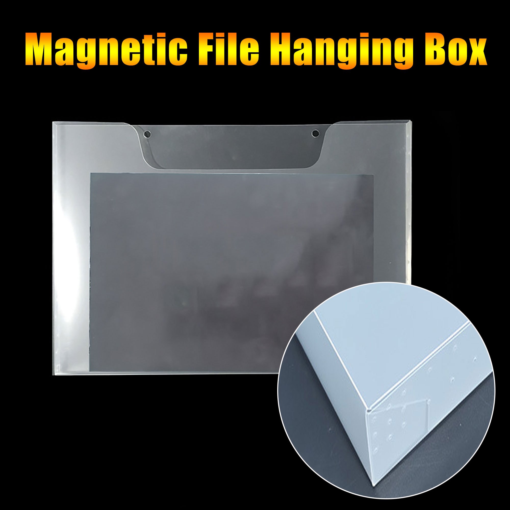 Hanging File Pockets w/ Magnetic Whiteboard Panel
