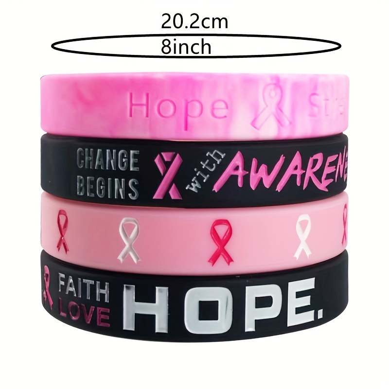 Free Design Cheap Custom Cooling Motivational Breast Cancer Silicone  Bracelets Wrist Band Silicone Wristband (**%OFF) - China Bracelets and  Silicone Bracelets price