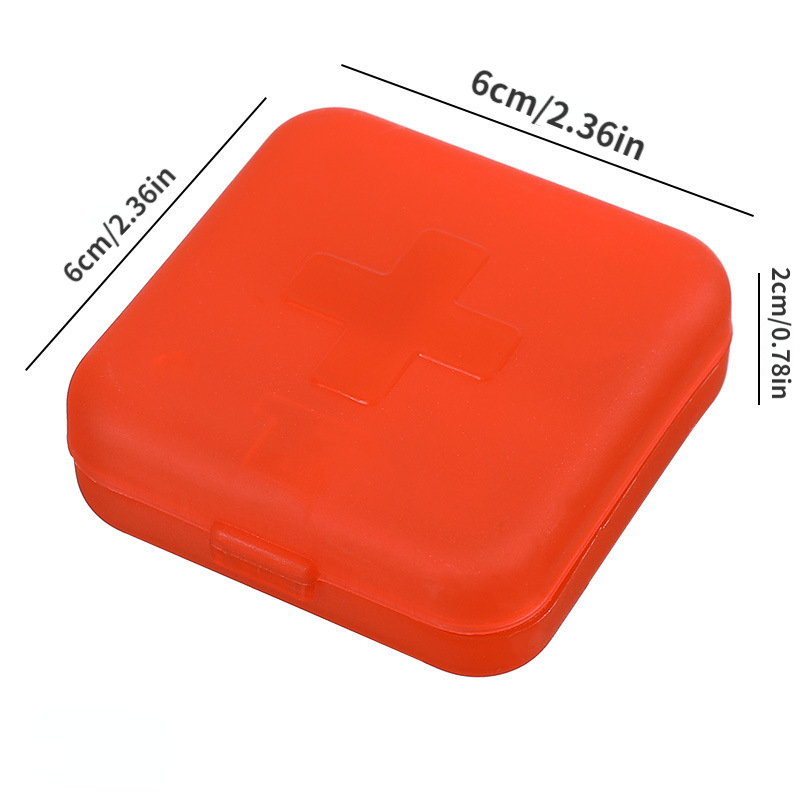 Mini Portable Plastic Medicine Box for Travel