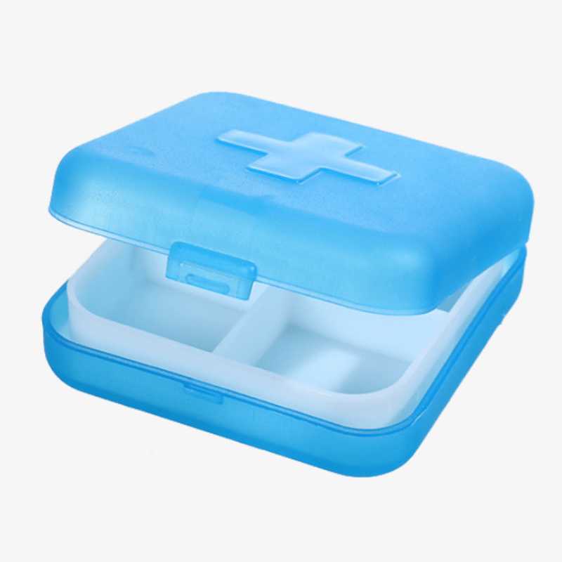 Mini Portable Plastic Medicine Box for Travel