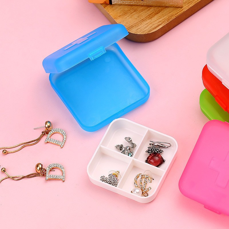 Mini Portable Plastic Medicine Box for Travel