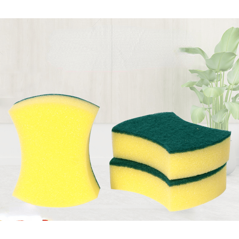 Kitchen Cleaning Magic Sponge Dishcloth Double Sided Scouring Pad