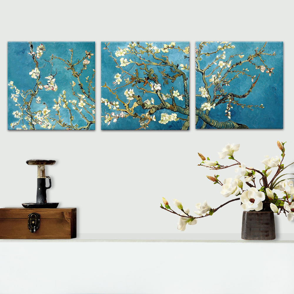 Van Gogh Almond Canvas Prints Ready To Hang Perfect - Temu