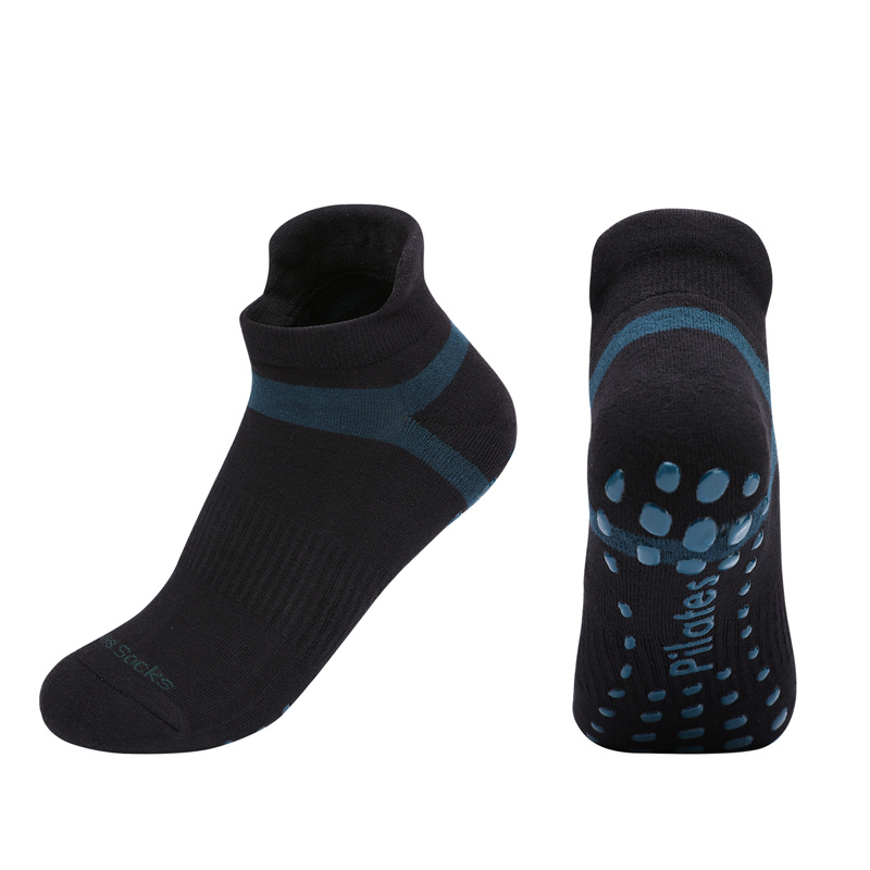 3 Pairs Non Slip Yoga Socks With Grips Long Pilates Grip Socks With Grip  Dots Non Slip Fitness Socks Reformer Pilates Socks for Women Men Home