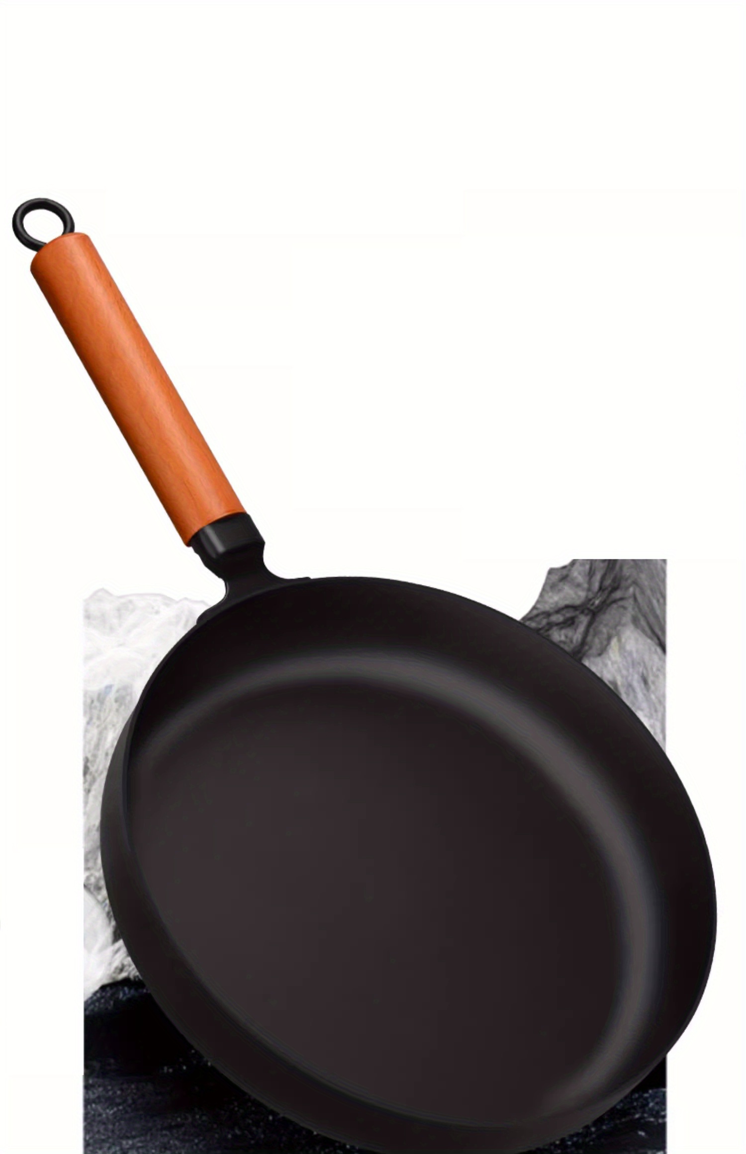 Kitchen Nonstick Frying Pan Hanging Flat Bottom Pan Non - Temu