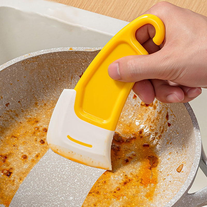 1pc 4pcs Silicone Kitchen Scraper Effortless Cleaning Tool