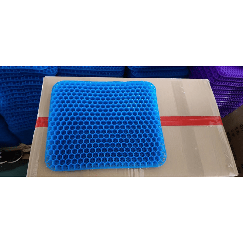 Car Honeycomb Gel Cushion Summer Cold Silicone Far Chair - Temu