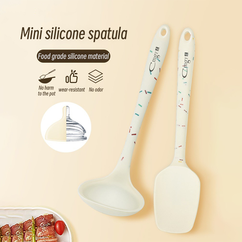 Silicone Utensil Set Mini Silicone Spatula Cooking Soup - Temu