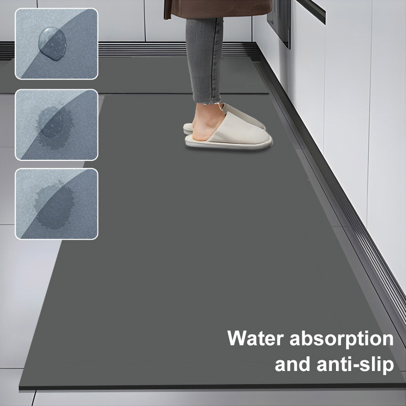 Kitchen Special Diatom Mud Mat Long Feet Anti-slip Water-absorbing