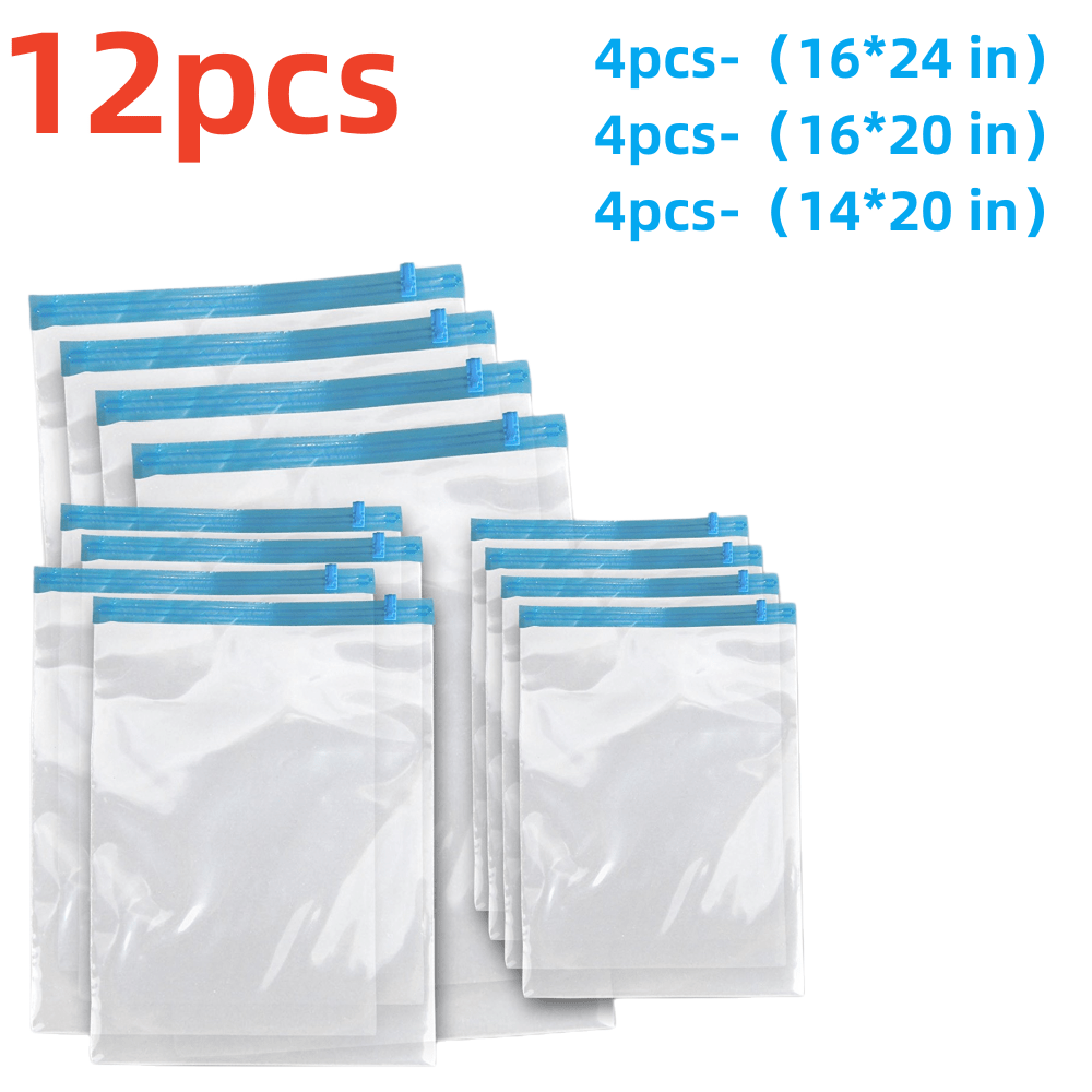 Compression Bags For Travel, Travel Accessories, Space Saver Bags, No  Vacuum Or Pump Needed, Vacuum Storage Bags For Travel Essentials, Travel  And Home Packing Organizers (blue) - Temu