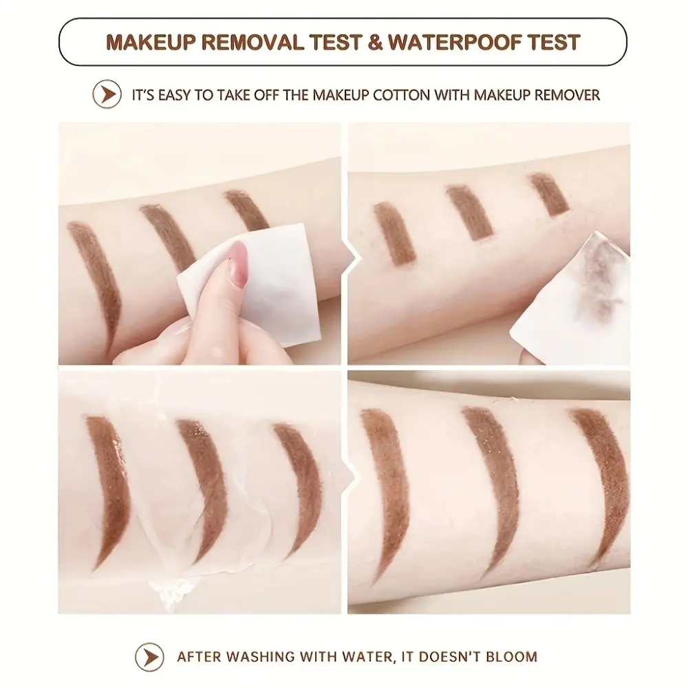 Ultra Fine Eyebrow Pencil Mechanical Pencil Double Ended Tip & Spoolie Brush