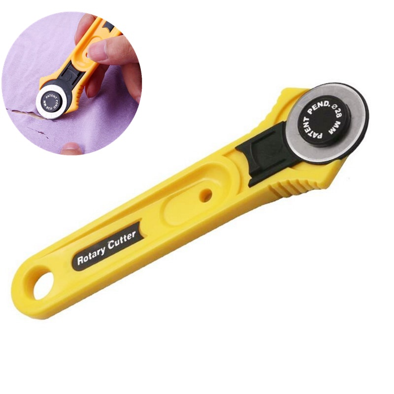 Rotary Fabric Cutter Round Wheel Quilting Sewing Roller Cutting DIY Craft  Tool