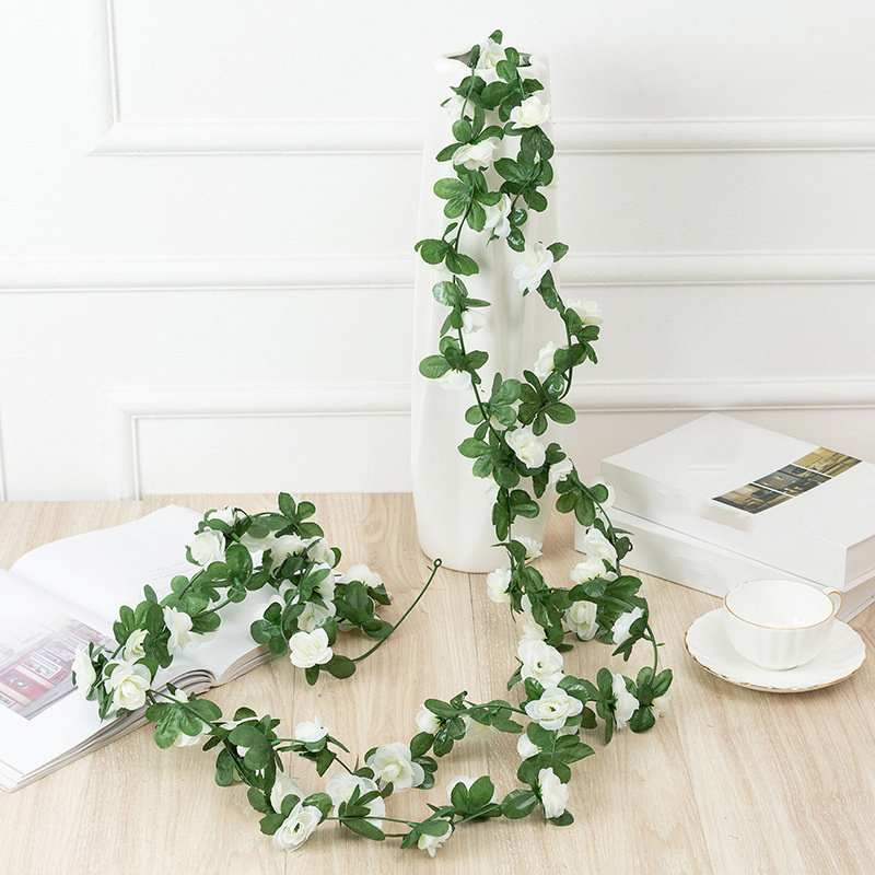 Artificial Flowers Rose Vine, Diy Fake Flower Vine Room Decorative, Ivy  Silk Flower String Home Hanging Garland Party Wedding Arch Decoration, Door  Frame Air Conditioning Water Pipe Decoration, Room Decor, Home Decor 