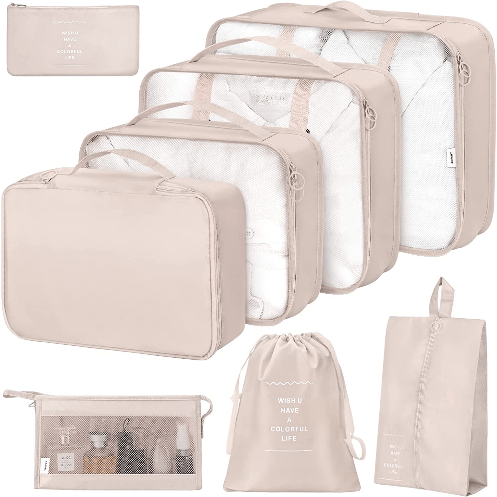 Travel Bags Organizer For Luggage Organiser Bags Luggage Organiser Set  Foldable Suitcase Organizer Lightweight Luggage Storage - AliExpress
