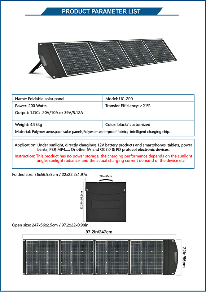 2x1 Panel Solar Monocristalino Fotovoltaico 200w /12v
