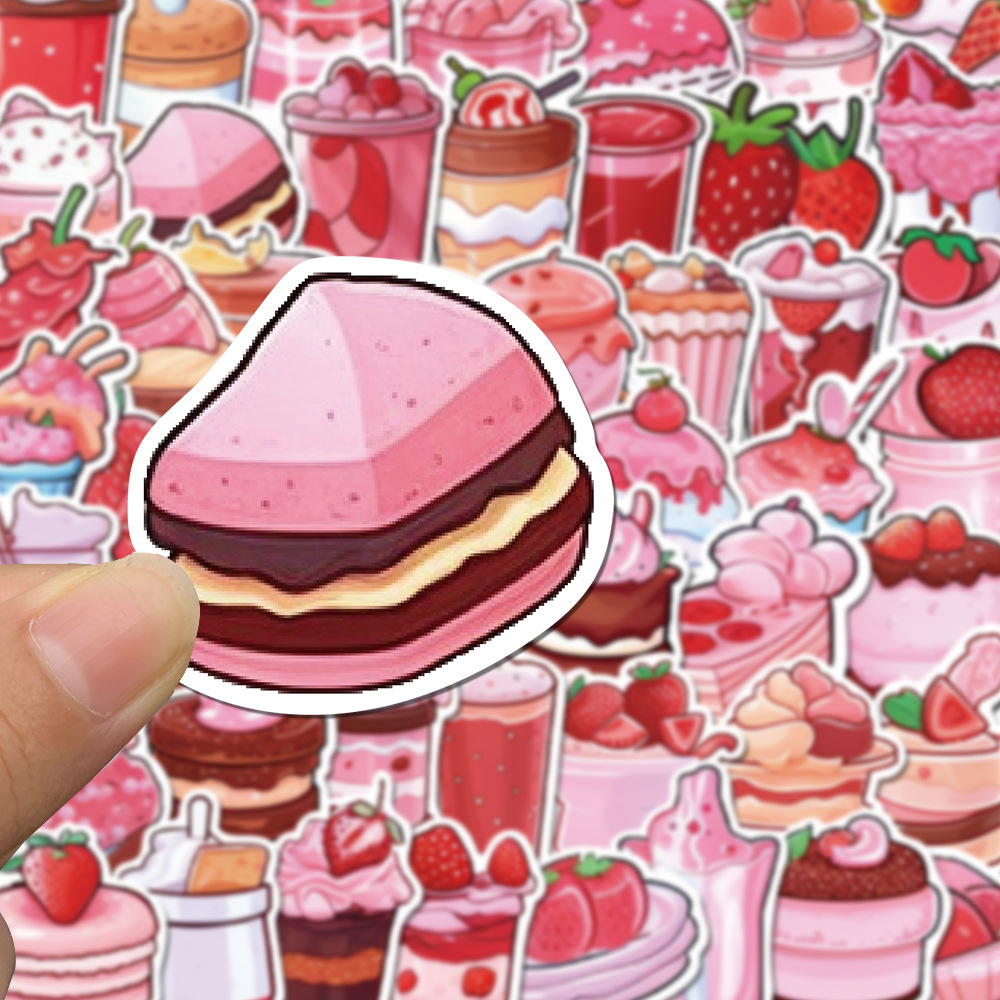 Pastel Kawaii Cute Ice Cream Sticker Pack (8 Pack)