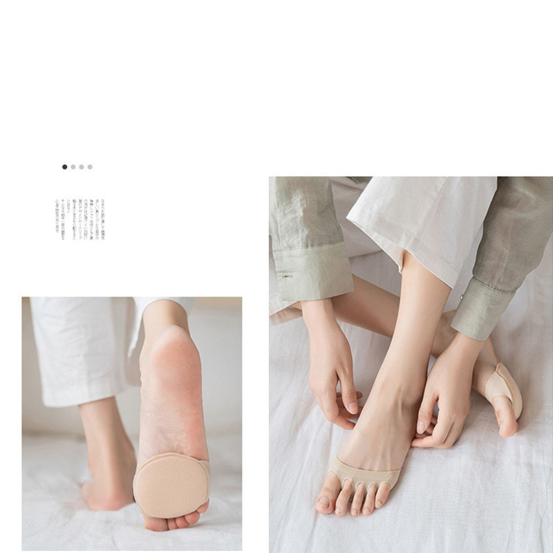 Five Toes Forefoot Pads Women High Heels Half Insoles - Temu