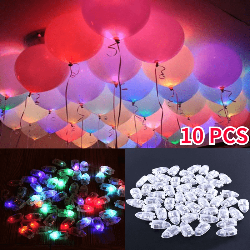  5 globos de luz LED de 18 pulgadas, luces blancas cálidas,  azul/rosa, globos LED reutilizables con helio, globos transparentes con  luces LED, globos LED iluminados para fiestas : Juguetes y Juegos