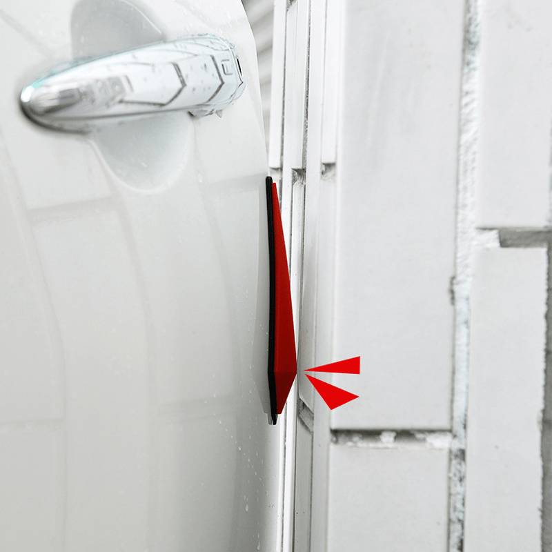 4pcs 3D Car Door Protector Rubber Wall Guard Safety Bumper