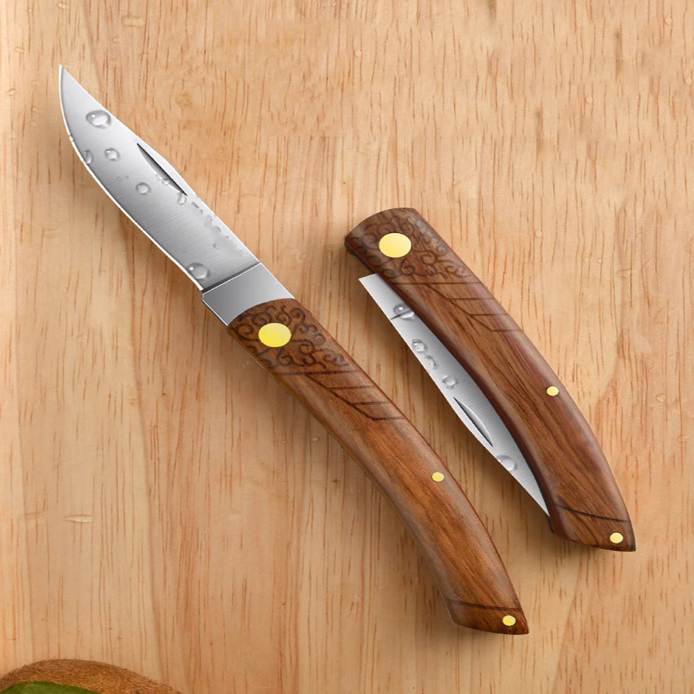 1pc Portable Outdoor Stainless Fishing Knife With Knife Case - Temu