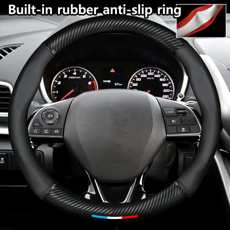 Car Steering Wheel Cover Protector Volante Deportivo Fibra - Temu