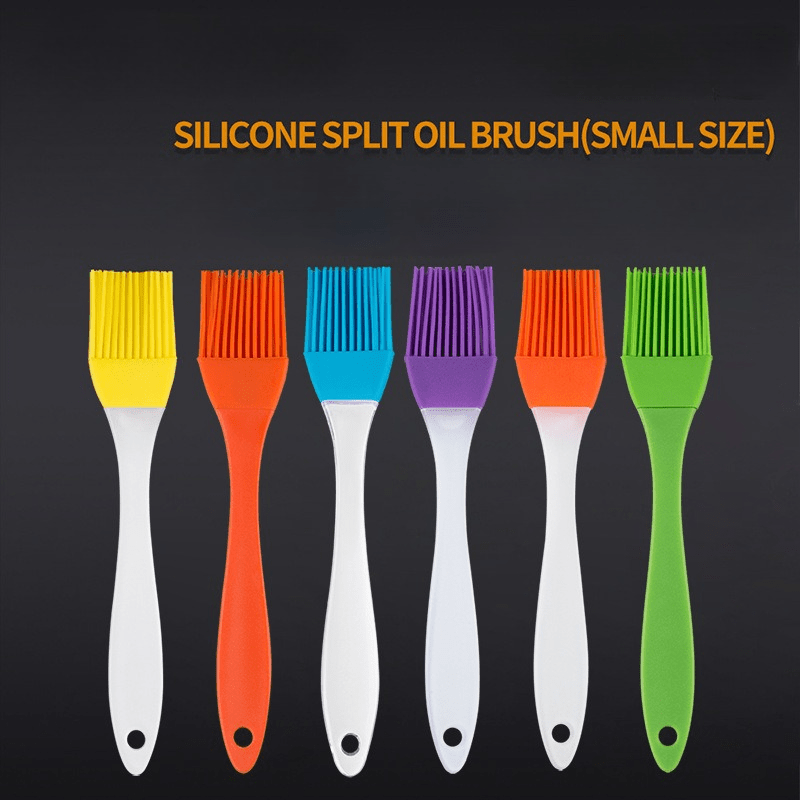 Silicone Basting Pastry Silicone Brush Oil Brush Small Silicone Oil Brush  Seasoning Brush Split Type Non-shedding Barbecue Brush Baking Tool Random  Color Party Favors Camping Bbq Accessories Summer Essential Beech Vacation  Essential 