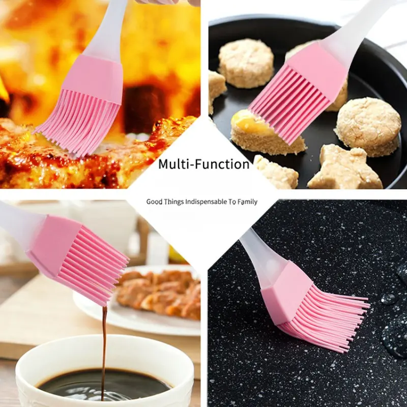 Silicone Basting Pastry Silicone Brush Oil Brush Small Silicone Oil Brush  Seasoning Brush Split Type Non-shedding Barbecue Brush Baking Tool Random  Color Party Favors Camping Bbq Accessories Summer Essential Beech Vacation  Essential 
