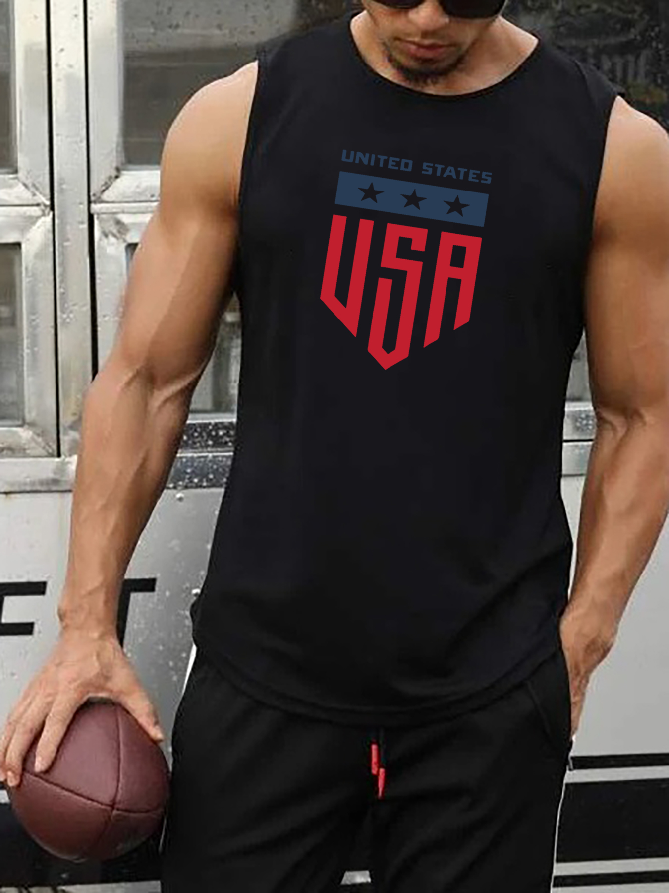 Camiseta masculina de academia logo UA